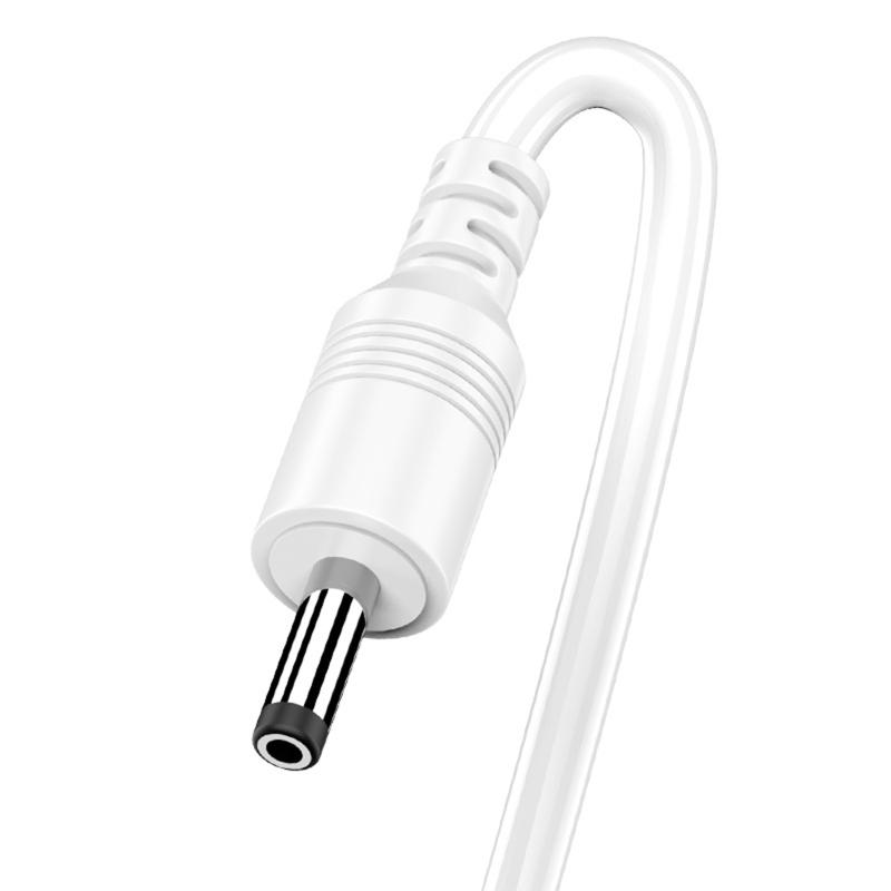 0.5/1/1.5M USB To DC3.5x1.35mm Connector Charging Cable for Electric Toothbrush Speaker Mini Fan