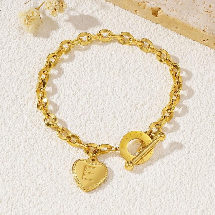 Adjustable OT Buckles Heart Charm Stainless Alloy Jewelry Elegant Wrist Chain For Sensitive Skin And Long Lasting Shine