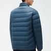 Anta Comprehensive Training Series Solid Color Zipper Stand Collar Warm Down Jacket Men Outerwear Whale-Fin-Blue 152347902-4
