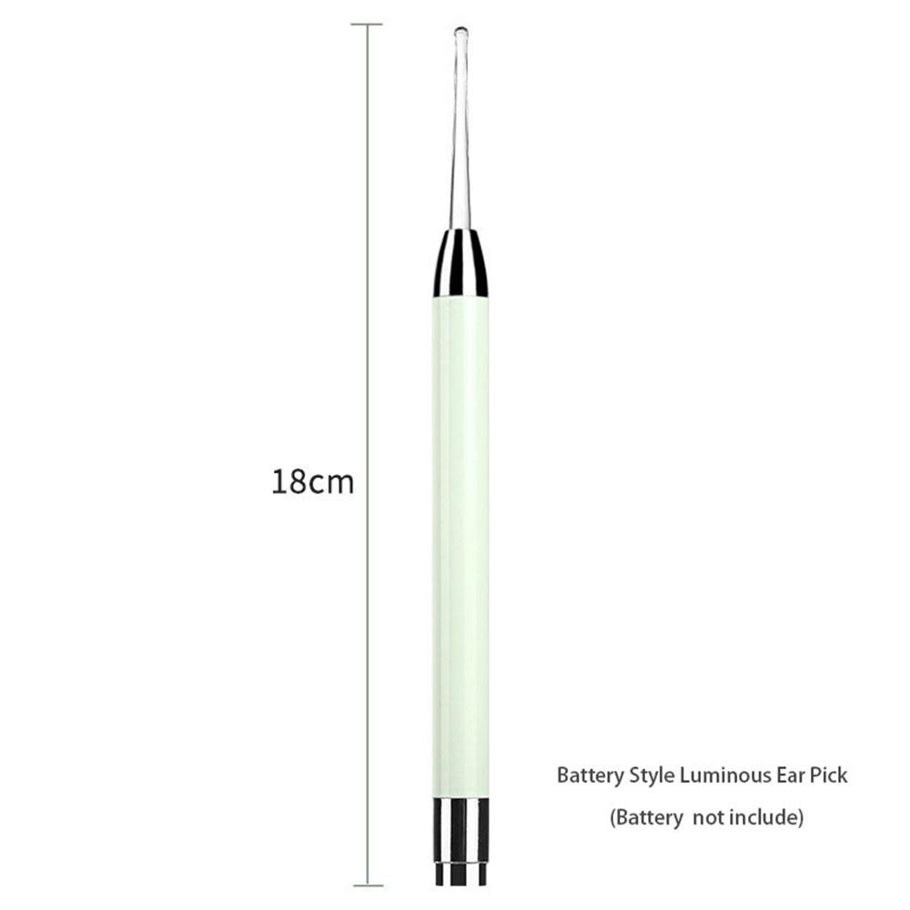 1PC Luminous Ear Spoon Ear Wax Removal Cleaning Tweezers LED Light Earpick Nose Clip Children Adults Ear Care Tools