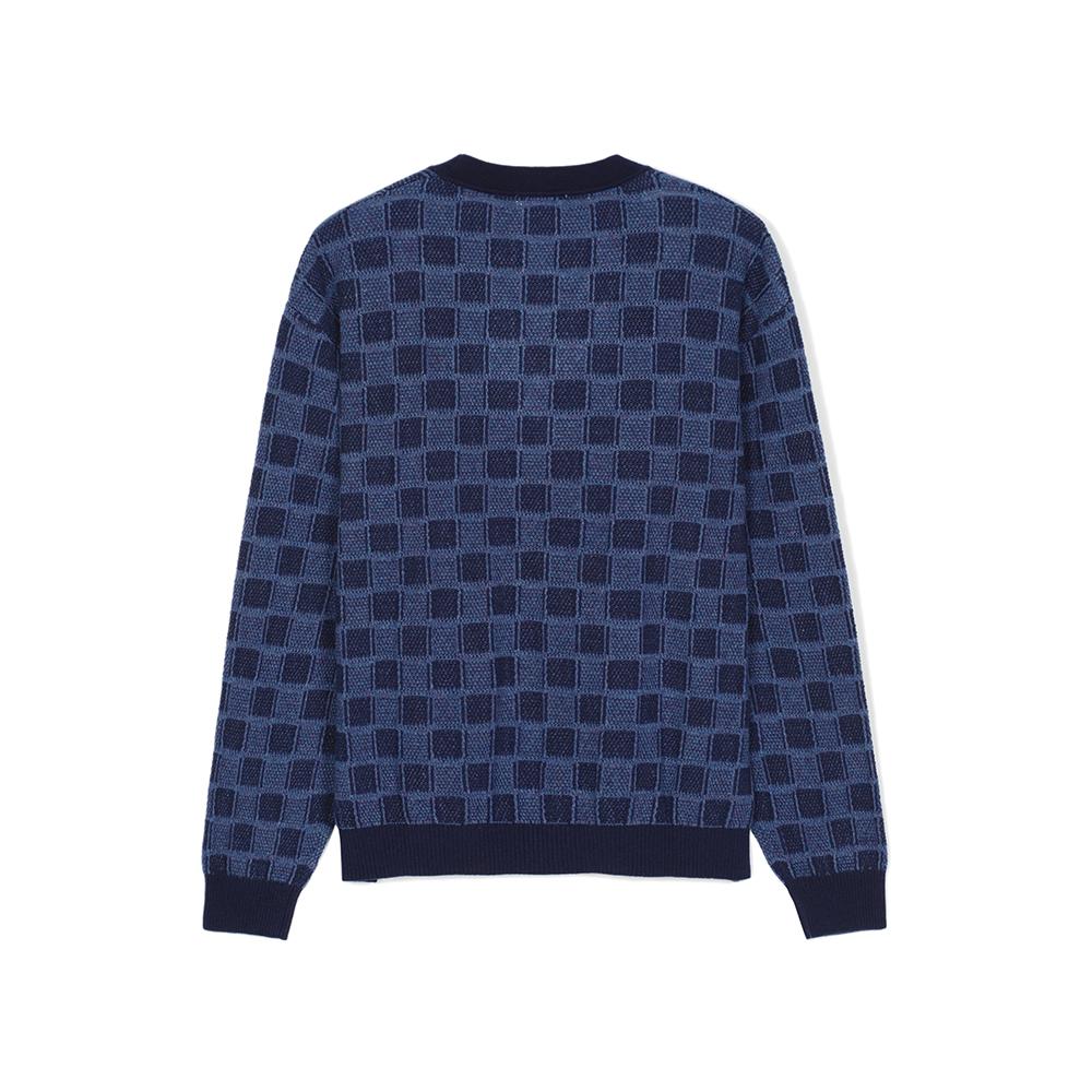 Notig Wool Blend Y Cardigan Navy_Okw3Swcd103N1
