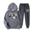 Kendrick Lamar Hoodie Set Unisex Long Sleeve Fleece Tracksuit Winter Casual Wear