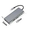 Type C to HDMI Laptop Dock with VGA, Gigabit Ethernet, USB 3.0, and SD/TF Card Reader