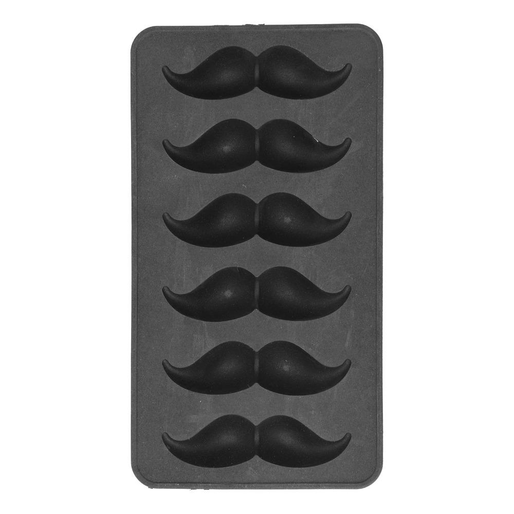 Easy Release Mustache Mold 6 Cavities Biscuit Fondant Mold Chocolate Candy Mold Cake Decor