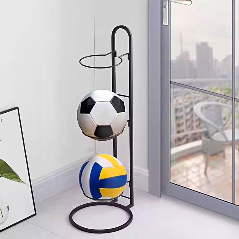 3/4 Layers Space-Saving Compact Design Portable Adjustable Basketball Display Stand Easy Assembly