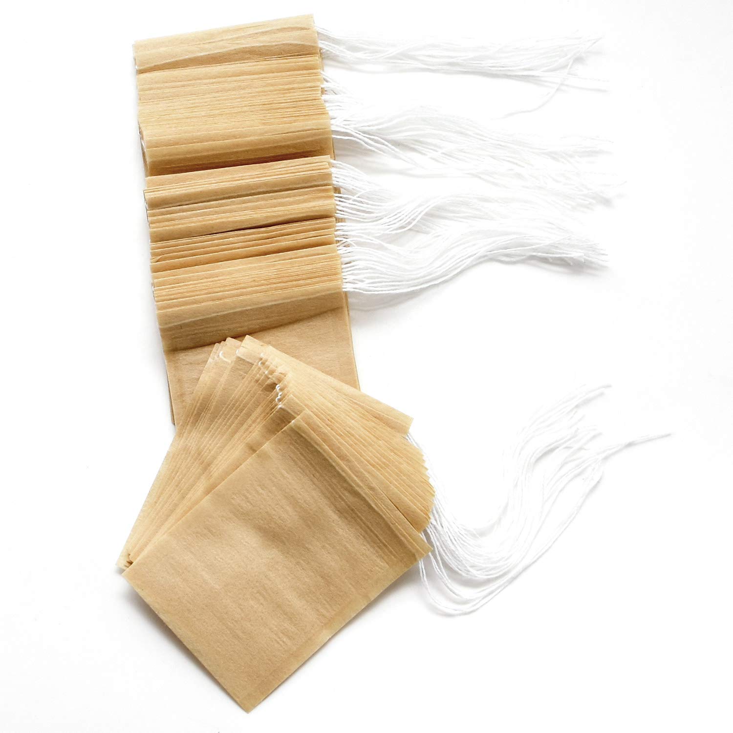 

Чай одноразовые чайные пакетики с ниткой [Tmwinners] пачки, неотбеленные, (100 штук)