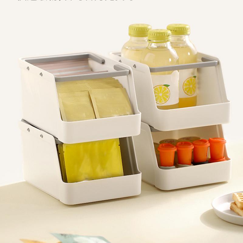 

Snack Storage Bin Tea Bag Holder With Handle Makeup Storage Box Storage Container For Tea Bags Sugar Packets Cosmetic United States