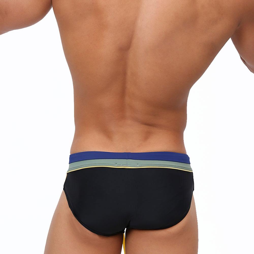 UXH Marke Herren Badeshorts mit niedriger Taille, Badebekleidung, Strandkleidung, Bräunen, Surfen