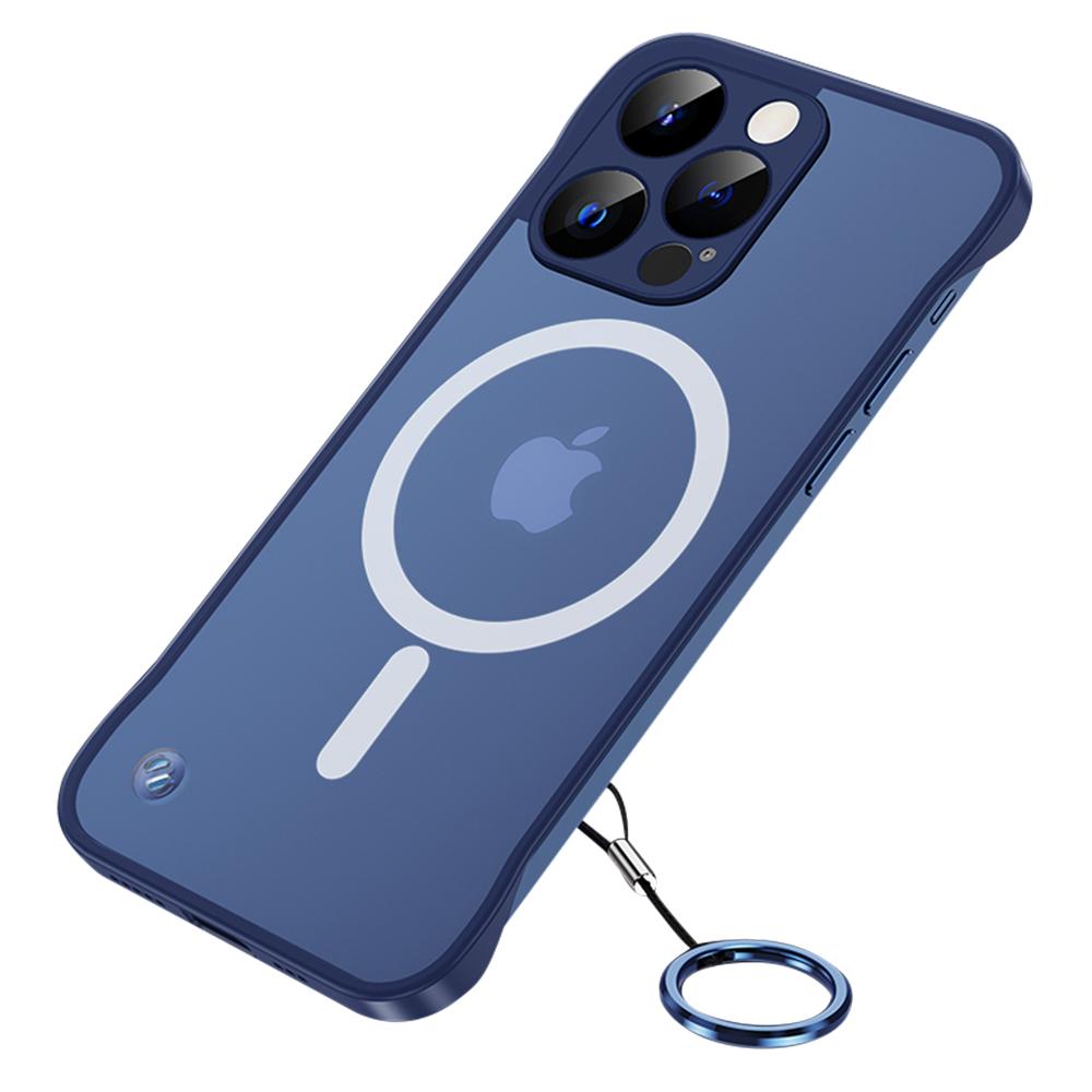 For iPhone 16 Pro Max Case Compatible with MagSafe Matte PC Frameless Mobile Cover