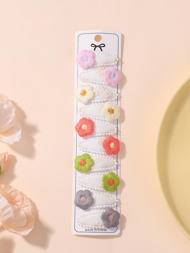 10 Stück/Set Baby Haarspange Niedliche Mini Blume Haarnadeln für Kleinkind Kinder Mädchen Lieblich BB Clips Kopfschmuck Zubehör Geschenke