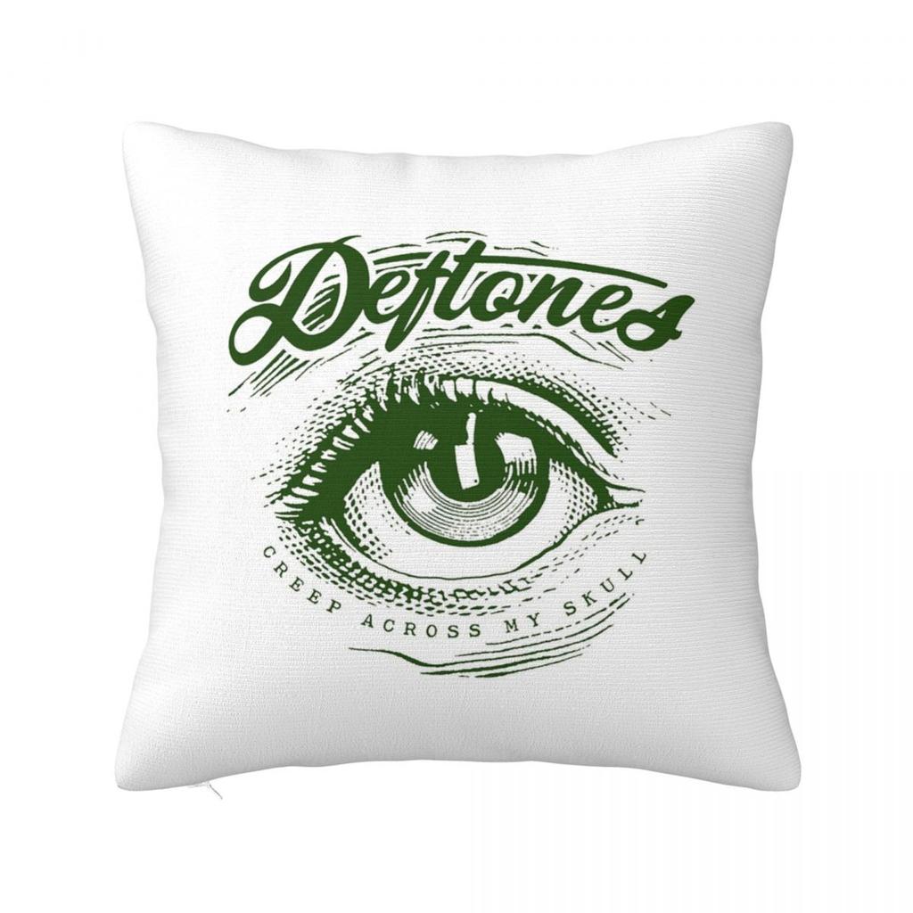 Metal Punk Rock Deftones Square Pillowcase Cushion Cover Pillow Case Throw Pillow Cover for Home Bedroom Car