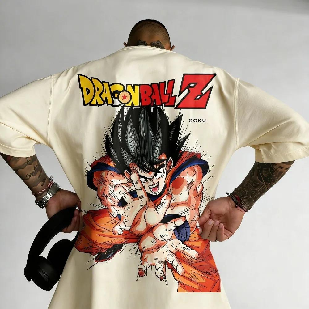 Dragon Ball Z Men's and Women's T-shirt Son Goku Anime Tee Summer and Spring Boy's Short Sleeves Hip-hop Parent-child Outfits