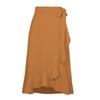 Summer fashion new all-match women's skirt, one-piece lace-up irregular ladies elegant skirt