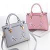 Modna haftowana damska torba na suwak Torebka na jedno ramię Casual Crossbody Bag