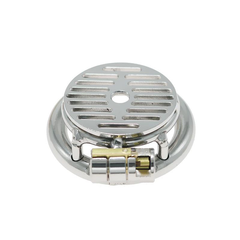 Stainless Steel Flat Chastity Lock New Plain Hollow CB Chastity Tool Adult Toy Penis Cage