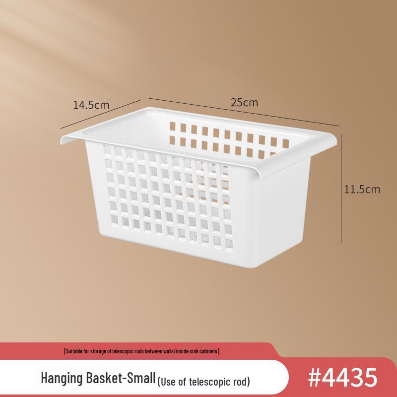 Teleskopowy Stojak do Przechowywania pod Zlewem - Wielofunkcyjny Organizer do Szafki Bez Wiercenia