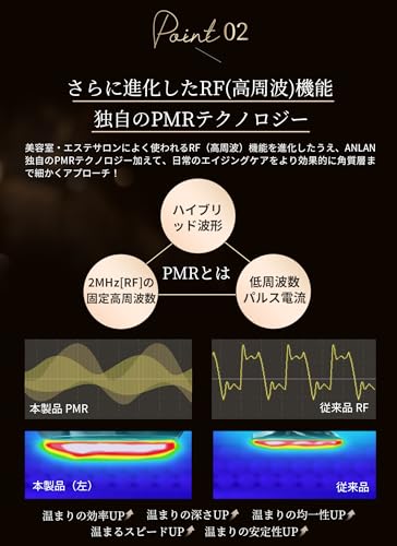 [Dispositivo de Beleza Facial Bijin Hyakka RF Não. 1] ANLAN RF Dispositivo de Beleza Facial Quente e Frio PRO RF EMS Íon Dispositivo de Beleza Facial Lift Care Músculo Facial Ca