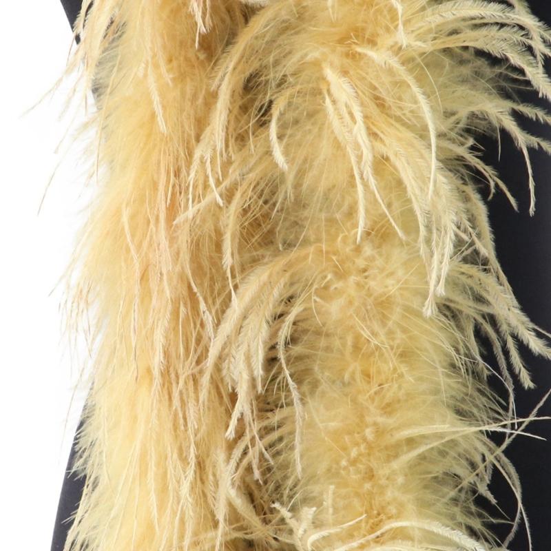 Stylish Ostriches Plumage Neck Wrap For Outfits And Home Decoration
