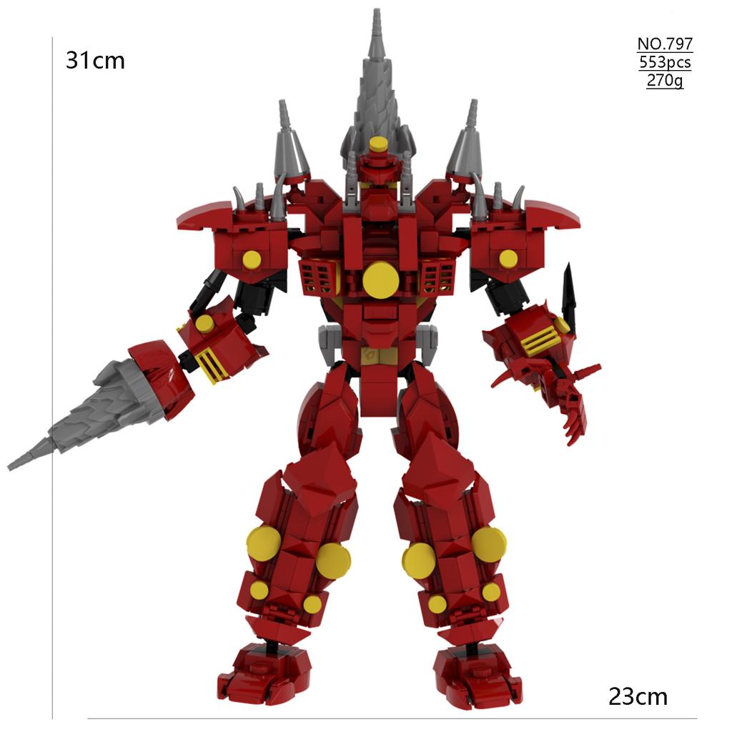 Skibidi Toilette Zombie verformt Aufgerüsteter Uhrenkönig Baustein Titan Variante Monitorman Bohrer Spielzeug Bausteine für Kinder Geschenke