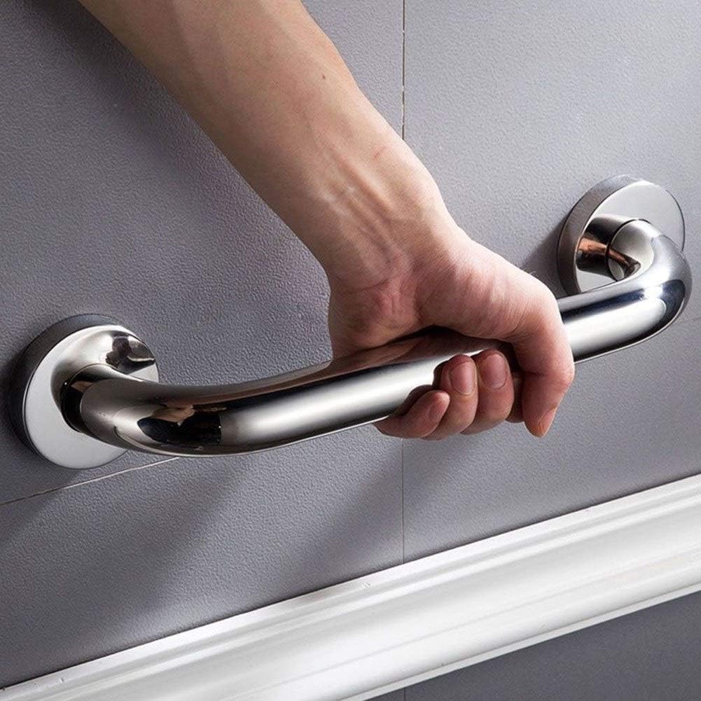 Stainless Steel Hand Rails Wall Mounted Towel Holder Bathroom Toilet Support Handle Heavy Duty Bathtub Shower Safety Grab Bars