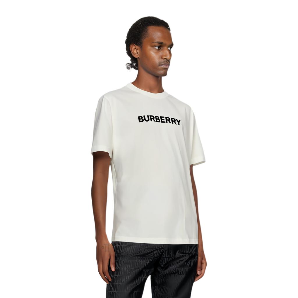 Burberry Logo Printed Crewneck T Shirt 80842341