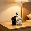 Elephant Figurines Loving Gifts for Couples Wedding Anniversary Modern Elephant Sculpture Ornament