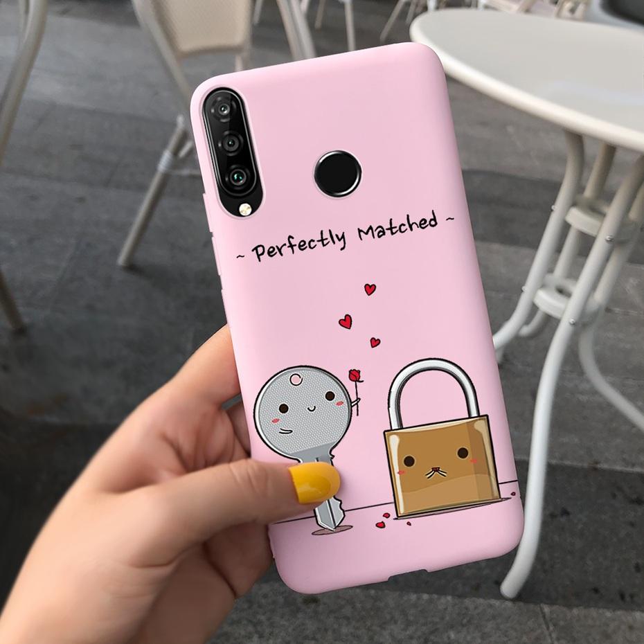 Flower Phone Cases For Huawei P30 Lite Pro Case Cover On Fundas Huawei P30 P30lite P 30 lite pro P30pro Cute Soft Silicone Cases