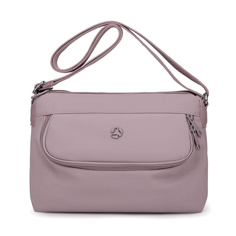 Lightweight Multi-Layer Crossbody Bag Women's Waterproof Nylon Bag Large Capacity Commuter Mother Bag