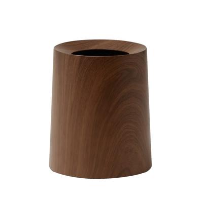 Kulatý odpadkový koš ideaco 11,4 l, průměr 26 x výška 31,5 cm, TUBELOR HOMME, palisandr