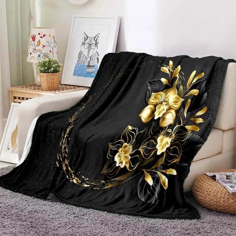 Red Roses Flannel Throw Blanket Valentine's Day Romantic Flower Blanket for Bed Sofa Couch Super Soft Lightweight King Full Size