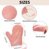 New Honeycomb Tpu Exfoliating Shower Glove - Quick-Drying Body Scrubber Sponge For Bathroom