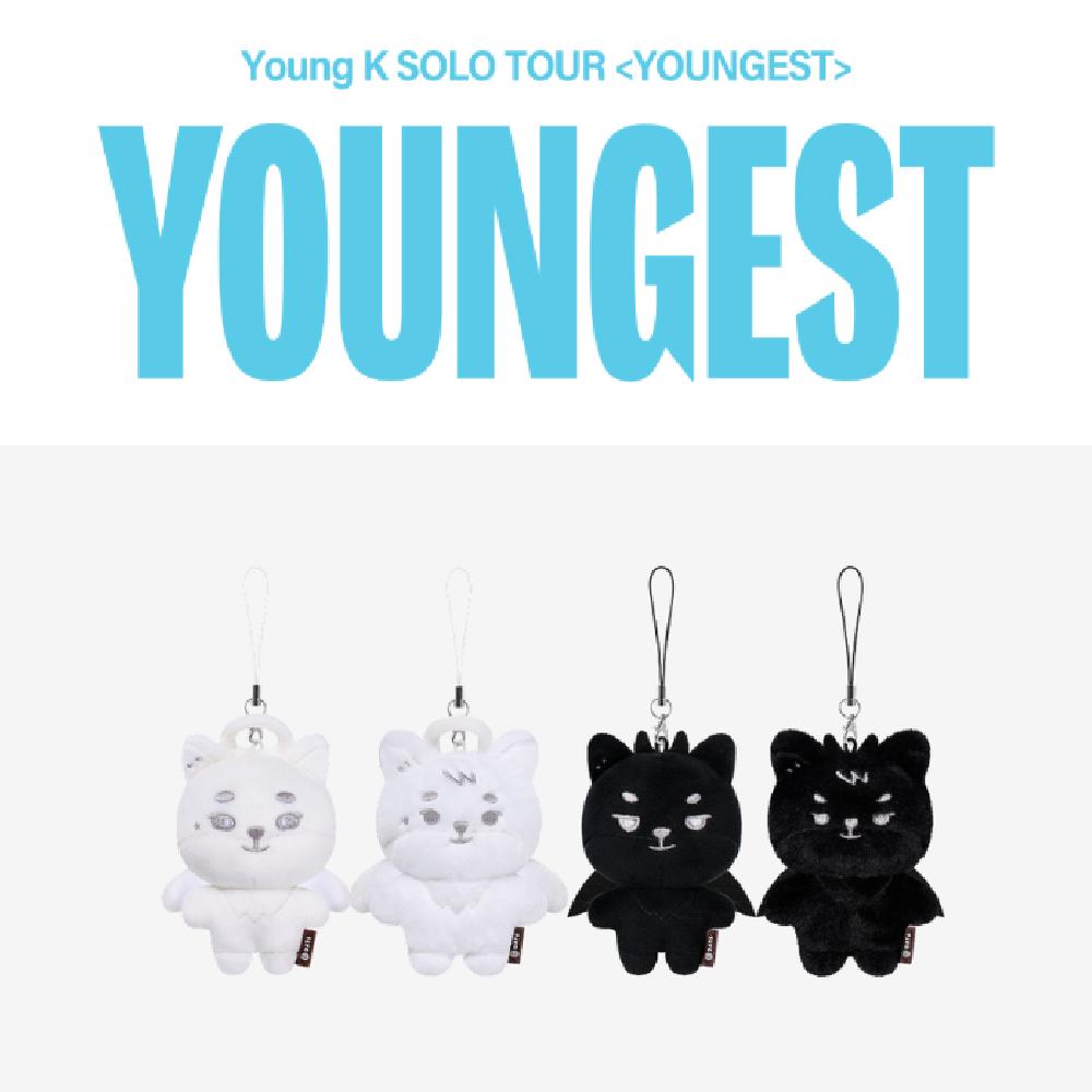 Предзаказ Сольный тур Young K YOUNGEST DENIMALZ KE Секретный Мини Плюшевый Брелок Random 1ea