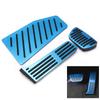 3pcs Car Accelerator Brake Footrest Pad Antislip Pedal Plate Set Aluminum Alloy Replacement for RAV4 XA50 2019‑2021
