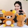 Rilakkuma Plüschtier Weich Flauschig Kawaii Entspannungsbär Stofftier Anime Niedlicher Plüschtier Kissen für Mädchen Geburtstagsgeschenk Heimdekoration