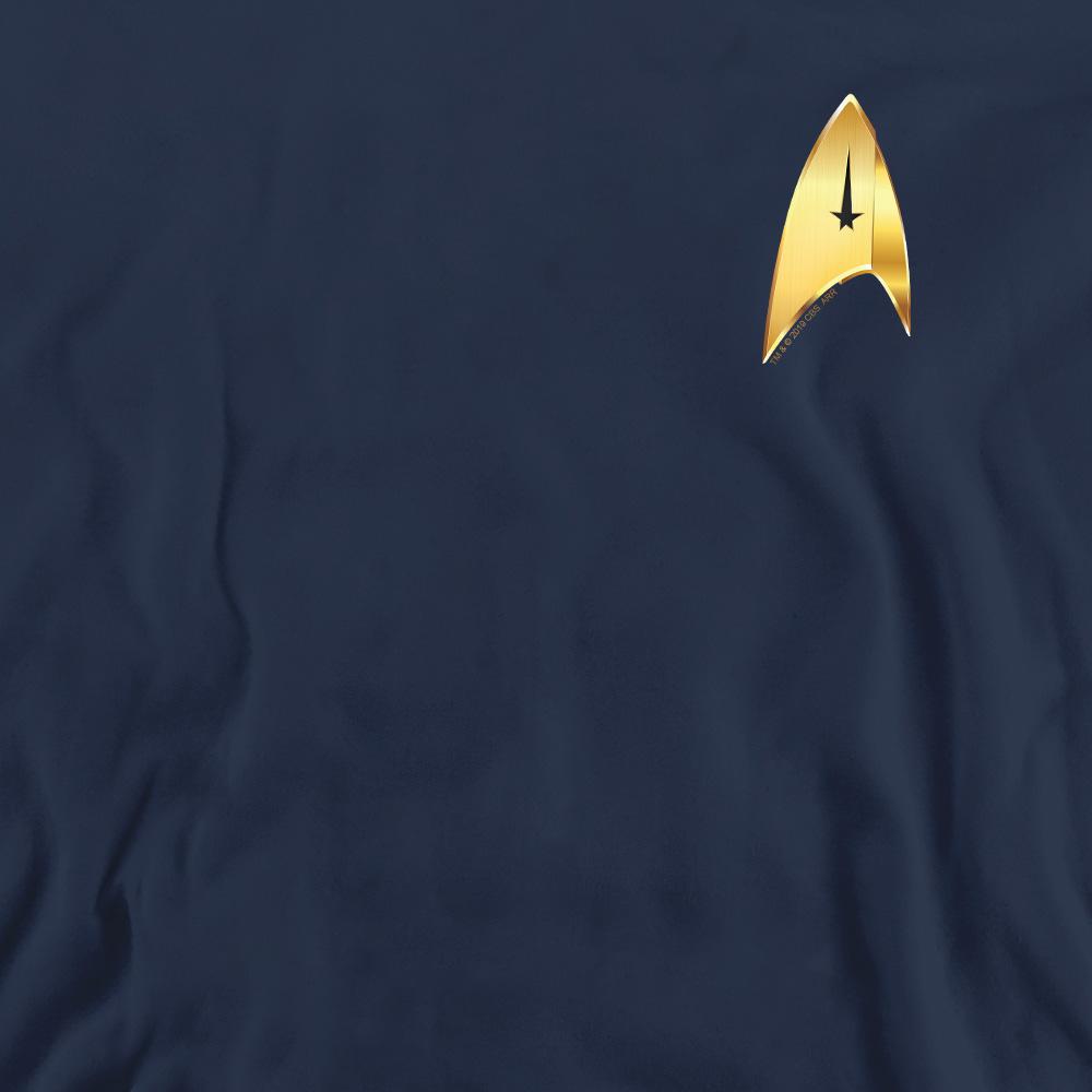 Star Trek: Unisexová mikina pro dospělé s velitelským odznakem Discovery