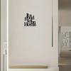 Metal Wall Art Vintage Farmhouse Decor Detachable Elegant Script Home Sign Gift for Living Room Kitchen Bedroom