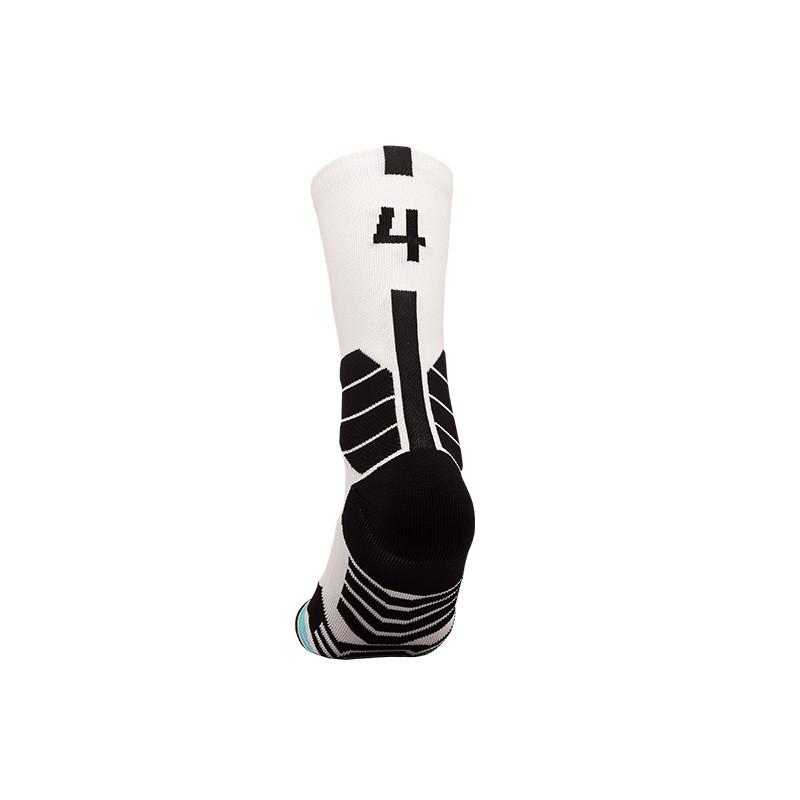 Basketballsocken für Erwachsene aus atmungsaktivem Nylonmaterial für sportliche Leistung und Feuchtigkeitstransport