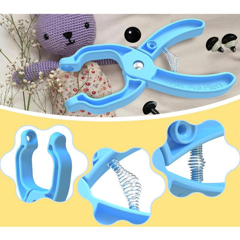 1pcs Knitting Crochet Doll Safety Eye Pliers Tool 3D Printed Amigurumi Crocheting Safety Eye Attaching Pliers