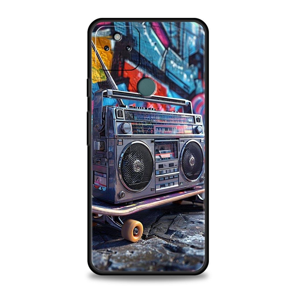 Retro Recording Device Phone Case Cover for Google Pixel 10 9 8 7 6 9A 8A 7A 6A Pro Shockproof Soft TPU 9 Pro XL Shell Capas Bag