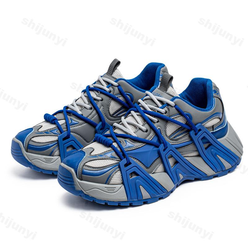 Fashion Men's Fashion Trend Low Top Casual Thick Soeld Shoes 2025 Autumn New Mesh Breathable Comfortable Versatile Niche Chunky sneakers