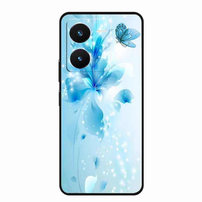For Vivo IQOO Z8X Case Original Soft TPU Silicon Phone Back Cases for Vivo IQOO Z8 V2314A V2312A IQOOZ8x Protector Fashion Shell