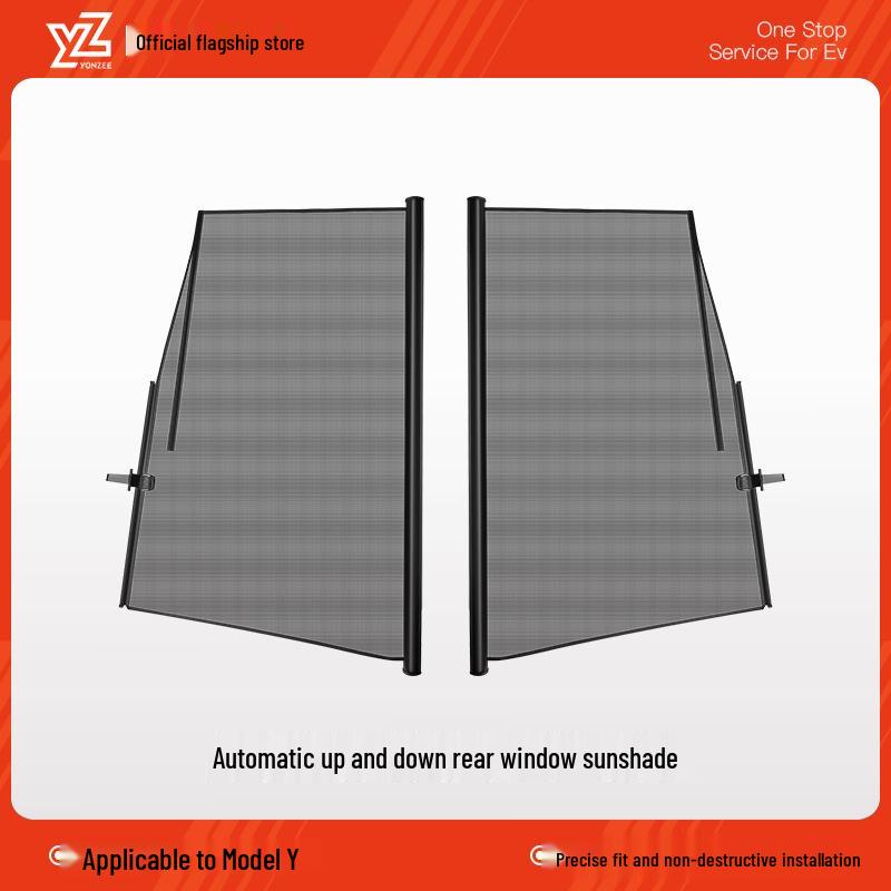 Sunshade Umbrella for Tesla Model Y Refreshed - Side Window Sun Protection & Interior Accessory