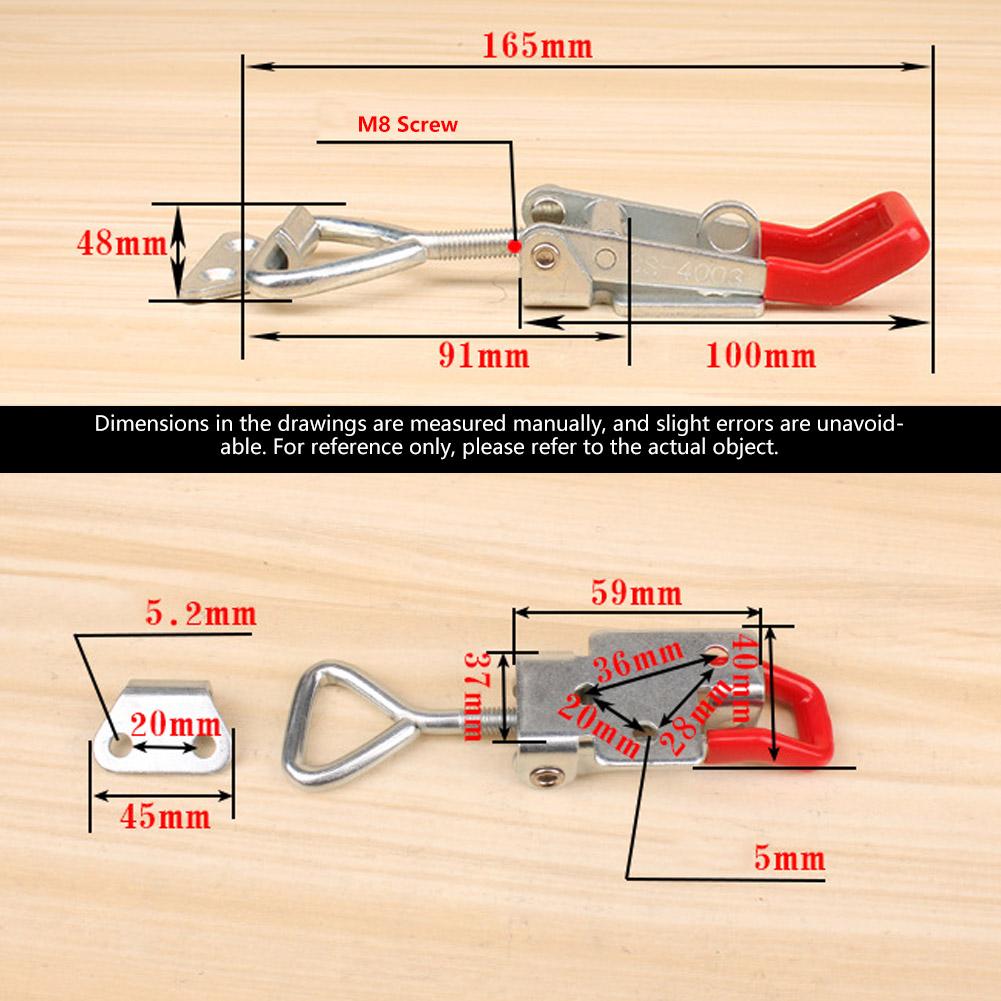 Carbon Steel Triangle Shaped Lever Toggle Clamp 400140024003 Latch Action Toggle Clamp(4003)