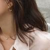 PONYKISS S Sterling Silver Line Hook Stud Earrings For Women Party Classic Fine  Minimalist Accessories