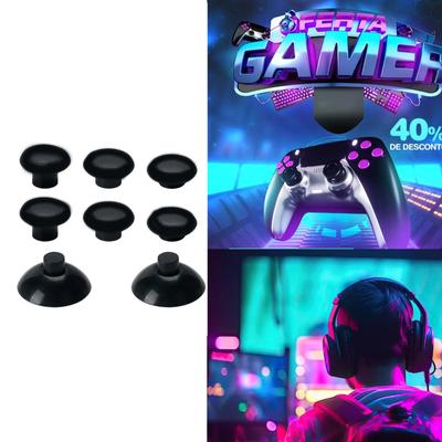 Keičiami Thumbstick 3D Rocker dangteliai, skirti PS5 žaidimų valdiklio analoginiam nykščio lazdelių rankenos dangteliui su taisymo įrankiais