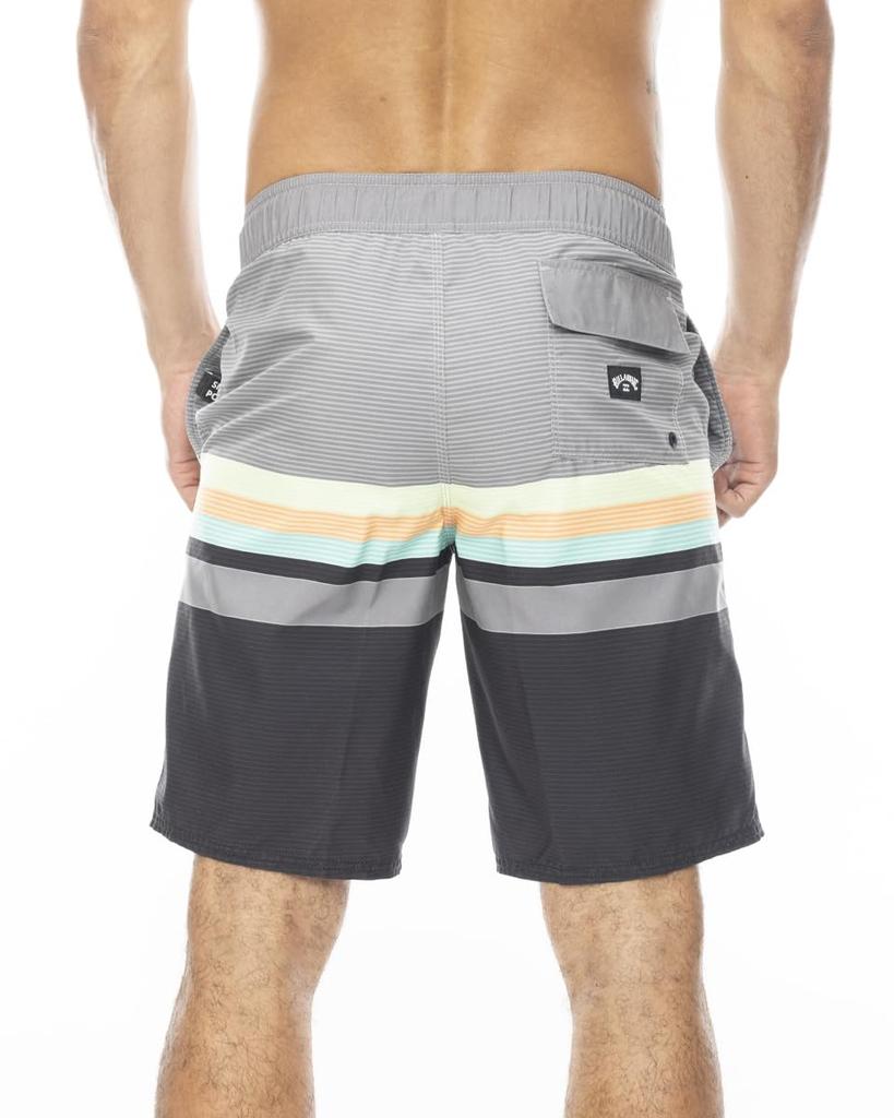 20-inch striped trunks with mesh inner
