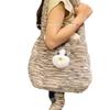 Plush cute cat bag decorative bag plush bag female cute fun personalized storage bag shoulder commuter tote large capacity