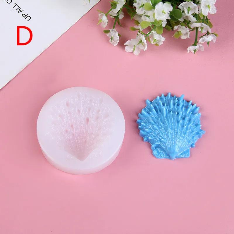 Handmade Molds Ocean Wind Shell Conch Mold DIY Baking Mold Chocolate Biscuit Cake Silicone Molds Accessories Baking Small Tools
