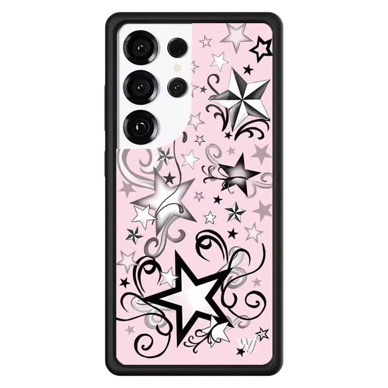 

Чехол для телефона Wildflower Girls Nessa Barrett для Samsung S23 S24 S25 S26 Ultra wf Girls Sandy Liang Звезда мультяшный ударопрочный чехол S23 Ultra
