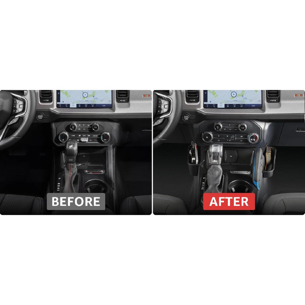 Center Console Organizer Tray For Ford Bronco 2/4 Door Gear Shift Storage Box Additional Interior Storage Accessories